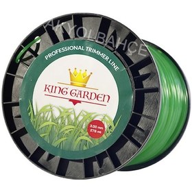 Resim King Garden Tırpan Misinası Ot Çim Kesme İpi 3mm - 276 M 