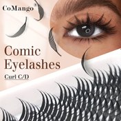 Resim 240fans Çizgi Roman Kule Kirpik Uzatma C / D Kıvrım Karışımı8-15mm Manga kirpikleri Anime Kirpikler Otomatik Çiçeklenme Hazır Kirpikler Yumuşak Doğal Kabarık Bireysel Hacim Sahte Kirpikler 