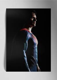 Resim Metal Baskı Parlak Marvel Duvar Tablosu - Süpermen, Film Posterleri 