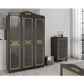 Resim Tokyo Takım Antrasit Genç Odası 