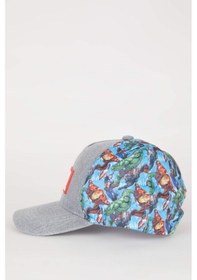 Resim DeFacto Erkek Çocuk Marvel Avengers Baskılı Cap Şapka C0546A825SMGR257 