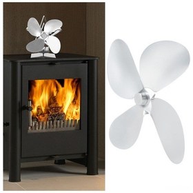 Resim Gajeena Isı Dağıtıcı Alüminyum Fırın Fan Bladesı - 4 Bladeslı, Siyah/gümüş Seçenekli, Yüksek Sıcaklık Dayanıklı, Kolay Kurulum 