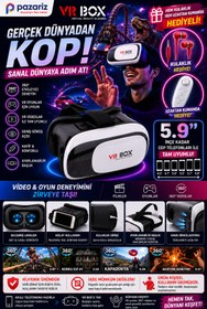 Resim VR BOX Sanal Gerçeklik Gözlüğü Ar-vr Küpü Eğlence Içerik Paketi 