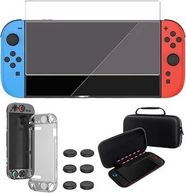 Resim LYEAA Switch 2 Protective Case with Screen Protector Durable Storage Bag for Gaming Accessories and Console 