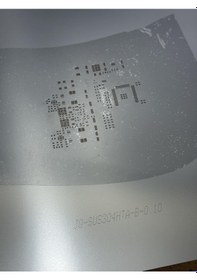 Resim Sw3516p Lazer Kesim Paslanmaz Çelik Pcb Devre Şablon 28x38cm 