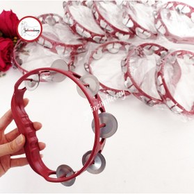 Resim Gelincimherşey 10’lu Bordo Plastik Zilli Tef 