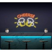 Resim Twins Led Cheers Yazılı Ve Şekilli Neon Tabela Amber Model:model:64863366 Amber 