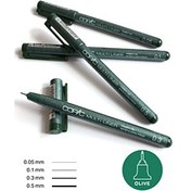 Resim copic Multiliner Olive Set (0,05, 0,1, 0,3, 0,5) 