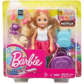 Resim Barbie Seyahatte Chelsea ve Aksesuarları FWV20-FWV20 