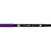 Resim Tombow Dual Brush Pen Grafik Çizim Kalemi 679 Dark Plum 