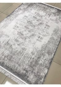 Resim Merinos Halı Elegance 74429 096 Serisi Akrilik Salon Oturma Yatak Odası Halısı Gri - Krem 