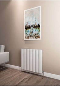 Resim Warma Kavala Yatay Alüminyum Radyatör 660x600 Pütürlü Beyaz Ral 9016 