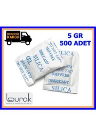 Resim Silika Jel - 5 Gr - 500 Adet - Nem Alici - Rütübet Önleyici 