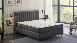 Resim Yataş Bedding 160x200 Ionic Energy Pro Yatak - Lento Baza - Somni Başlık Set - 24901 Siyah 