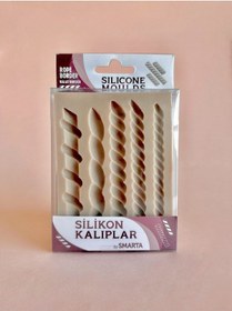 Resim Silikon Kalıp /mobilya Süsleme/ Halat Bordür Smarta Beji 