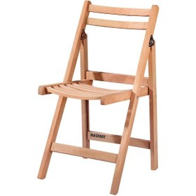 Resim Masifart Ariadna Katlanır Sandalye Cilasız Ham Ham 