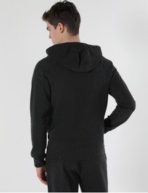 Resim Colin's Slim Fit Kapüşonlu Antrasit Erkek Ceket CL1056951_Q1.V2_ANM Antrasit Melanj 