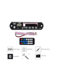 Resim Mikrofonlu Bluetooth Araç Kiti 12 Volt Usb/sd/tf Dönüştürücü N11.445 