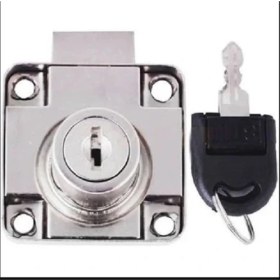 Resim İkra Teknik Metal Kare Dolap Çekmece Kilidi (2 Adet) 