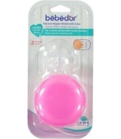 Resim Bebedor Kutulu Silikon Göğüs Ucu Koruyucu Pembe 