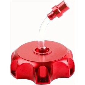 Resim Cloudstore Extreme Thief Bosher Titan M1m2m3m4m5m6m7m8 Kırmızı Off-road Motosiklet Yakıt Tankı Kapağı Çalınmaya Karşı Anahtarsız 