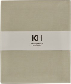 Resim Karaca Home Basic %100 Pamuk King Kişilik Düz Çarşaf Adaçayı Açık Yeşil 
