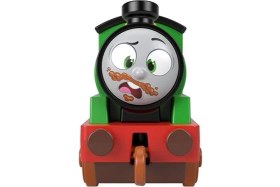 Resim Fisher-Price Fisher Price HFX89 Thomas ve Arkadaşları Küçük Tekli Trenler (Sür Bırak) Çamurlu Percy HHN36 