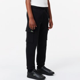 Resim Lacoste Classic Çocuk Siyah Eşofman Altı 