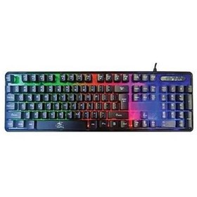 Resim Dexim DKA010 KBL707 Mekanik RGB Hisli Şeffaf Klavye 
