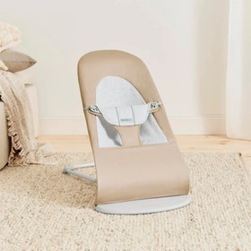 Resim BabyBjörn Woven Jersey Ana Kucağı Beige Grey 
