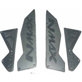 Resim Yamaha Nmax 125-155 Paspas Seti Alüminyum Siyah 2015-2020 431356647 