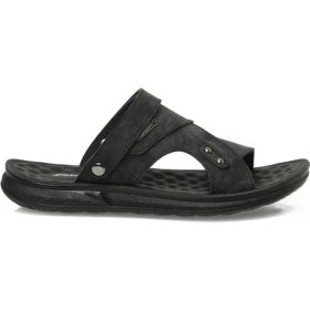 Resim Polaris 410014.M6FX Siyah Erkek Sandalet 