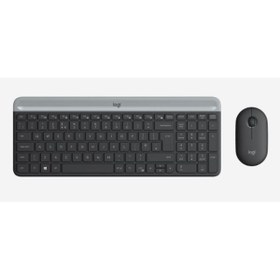 Resim VERTO LOGITECH MK470 Q TR İNCE KABLOSUZ KLAVYE MOUSE SET SİYAH 920-009435 