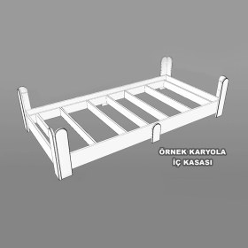 Resim Tulip Life Tuliplife Montessori Genç Odası Karyola Beyaz TLP118S 