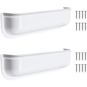 Resim Dream011 Beyaz 2 Adet Pvc Karavan Kapı Depolama Kutusu Kendiliğinden Vidalı Beyaz 