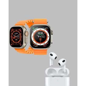 Resim Glowify Store Watch 9 Max Akıllı Saat Kulaklık Seti Sağlık Takipli 45 mm Geniş Ekran 