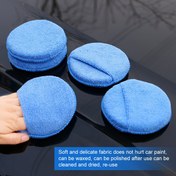 Resim 5 adet, Mikrofiber Cep Havlu Sünger Silme, Araba Wax Süngeri, Araç Wax Parlatma Köpük Süngeri, Yumuşak Sünger Ped, Sünger Ped, Ovmalık Ped, Araba Detay Bakımı Yıkama Temizleme İçin, Temizlik Malzemeleri, Temizlik Aracı 