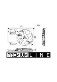 Resim Esse Oto F45 F48 F39 Mını F60 Komple Fan 600 W 12 V Mahlecff532000p 17427646410 
