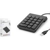 Resim HADRON Hdx2503 Kablolu Numerik Klavye Siyah 