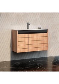 Resim Ricato 80 Cm Morgana Kiraz Banyo Dolabı Takımı Çok Renkli 