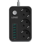 Resim PerpaBilgisayar Ldnıo Se3631 4 Priz + 6 Usb Akım Korumalı Priz Ldnıo 