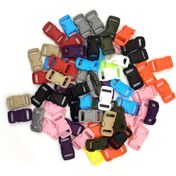 Resim 10 adet 7.62/20.32cm İç Çaplı Plastik Toka, Paracord Halat Bileklik Aksesuarları, Açık Hava Kampı ve Yürüyüş için 