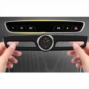 Resim Gemstone Otomobil Merkezi Kontrol Saati Merkezi Kontrol Dekorasyon Saati Mercedes-Benz Siyah Araç Iç Dekorasyonu C (Yurt Dışından) 