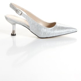 Resim Blacktavern ABİYE LAZER IŞILTI SİVRİ BURUN ARKA AÇIK AYAKKABI ÇANTA KOMBİN 