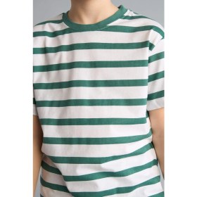 Resim DeFacto New Regular Fit Bisiklet Yaka Desenli Kısa Kollu Tişört Erkek Çocuk H4342A826HS 