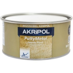 Resim Akzonobel Akripol Puttymetal Polyester Macun 1.5 Kg 