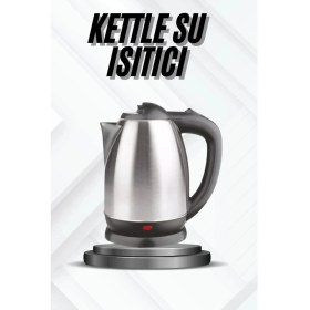 Resim Eco Lounge Kettle Su Isıtıcı C F Priz Uyumlu 220 - 240 V Paslanmaz Çelik Kablolu 