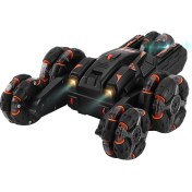Resim KingKuee Rc Dublör Araba Beş Tekerlekli 2.4g Izle Hareket Kontrolü Tırmanma ve Sürüklenen Araba Doğum Günü Hediyesi - Siyah (Yurt Dışından) 