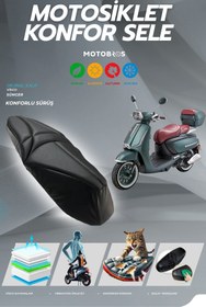 Resim Motobros ARORA MOJİTO 50 - PRO - PRO S Konfor Sele Visco Sünger Sele Kılıfı Sele Örtüsü 