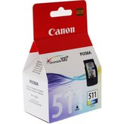 Resim Canon Cl-511 Renkli Mürekkep Kartuşu (PIXMA MP240-MX320) 